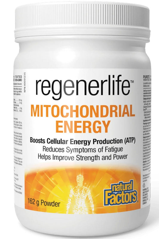 NATURAL FACTORS Regenerlife Mitochondrial Energy (Pwd - 162 g)