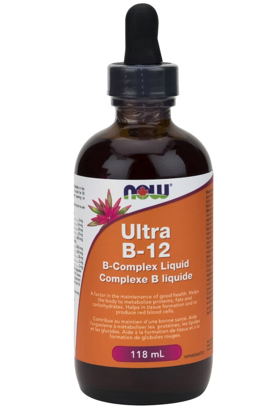 NOW Ultra B-12 B-Complex (Liquid - 118 ml)