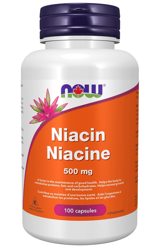 NOW Niacin (500 mg - 100 Capsules)