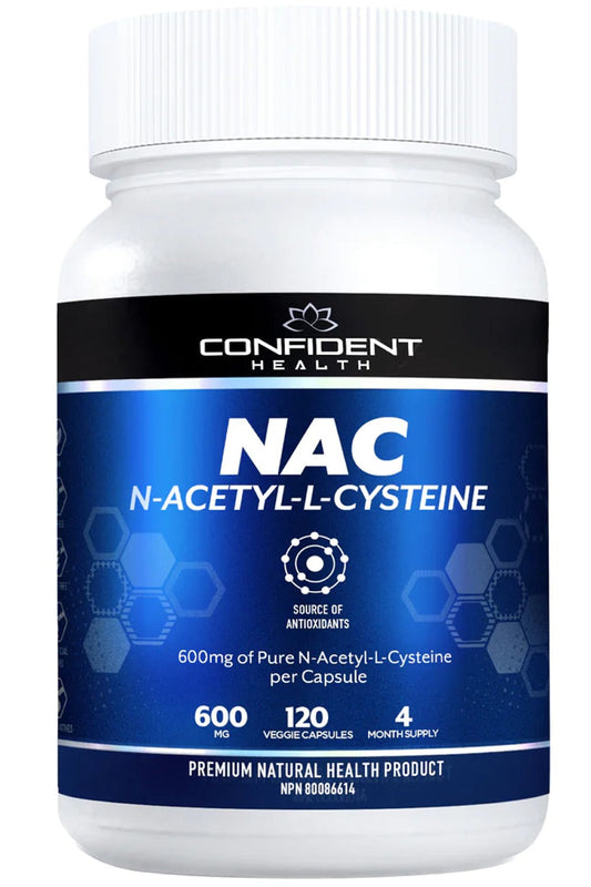 CONFIDENT HEALTH NAC (600 mg - 120 caps)
