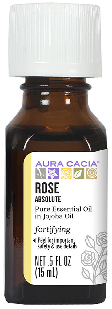AURA CACIA Rose Absolute in Jojoba Oil  (15 ml)