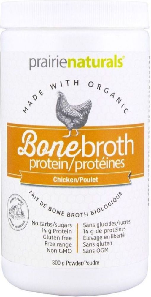 PRAIRIE NATURALS Organic Bone Broth Chicken Protein (300 gr)