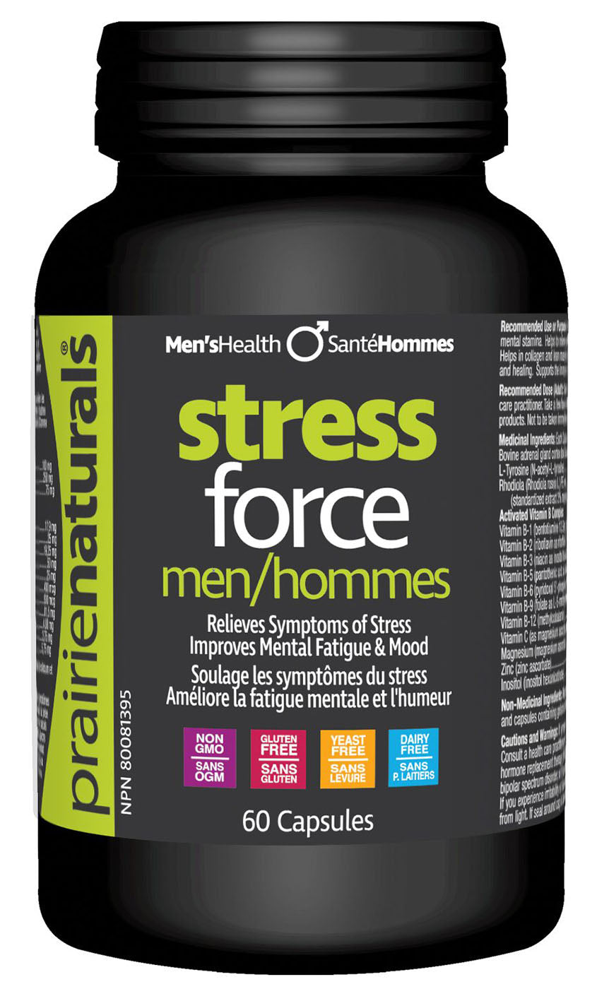 PRAIRIE NATURALS Stress Force Men (60 caps)