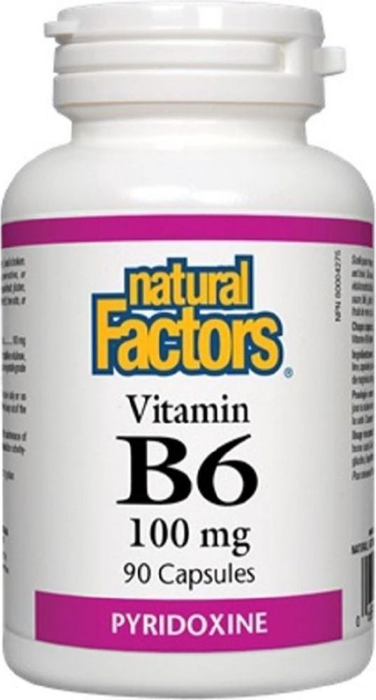 NATURAL FACTORS Vitamin B6 (100mg - 90 caps)
