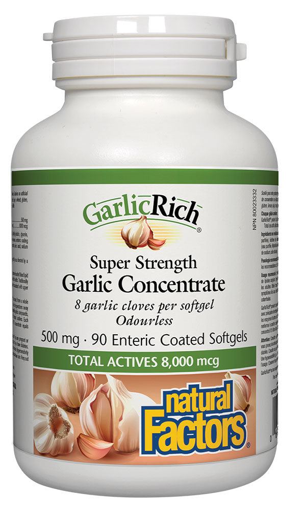 NATURAL FACTORS GarlicRich (500 mg - 90 sgels)