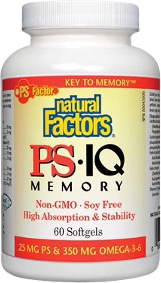 NATURAL FACTORS PS IQ Memory ( 60 sgels)