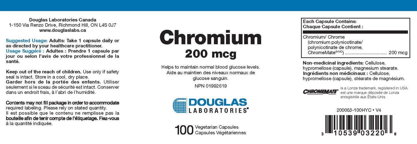 DOUGLAS LABS Chromium-GTF (100 caps)