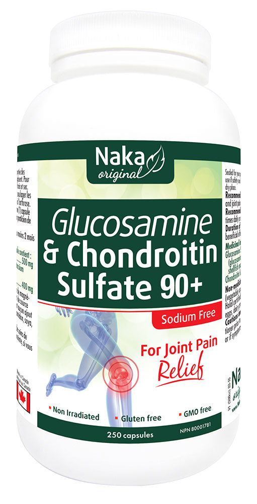 NAKA Glucosamine & Chondroitin Sulfate 90+ ( 250 caps)