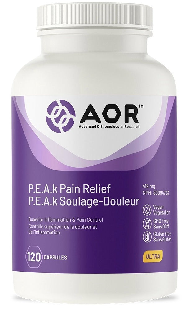 AOR P.E.A.K Pain Reflief (120 caps)