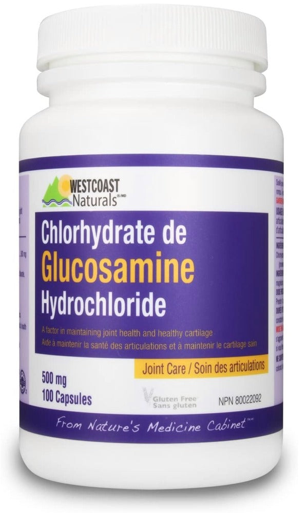 WESTCOAST NATURALS Glucosamine HCL (500 mg - 200 caplets)