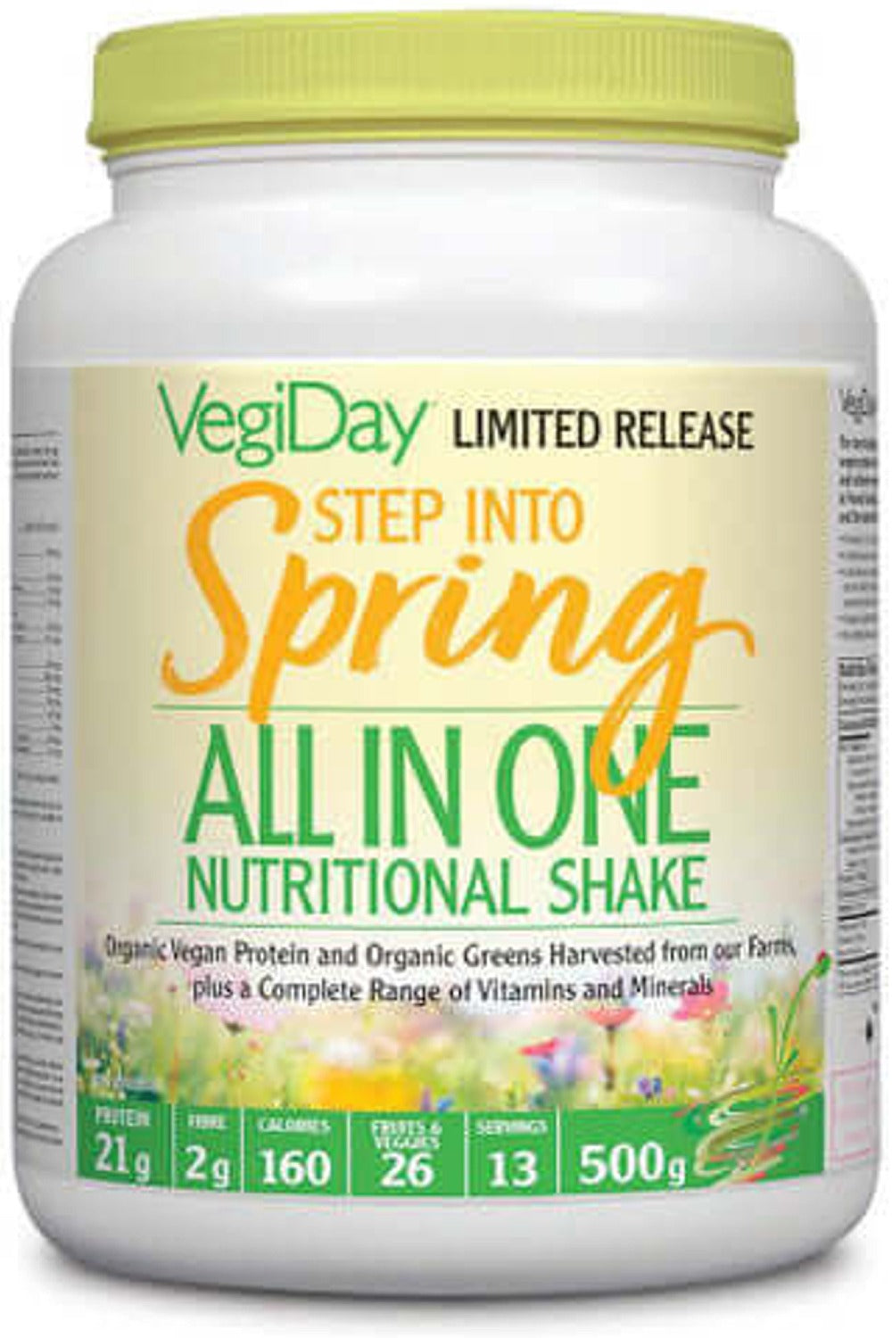 VEGIDAY All In One Nutritional Shake (Spring - 500 gr)