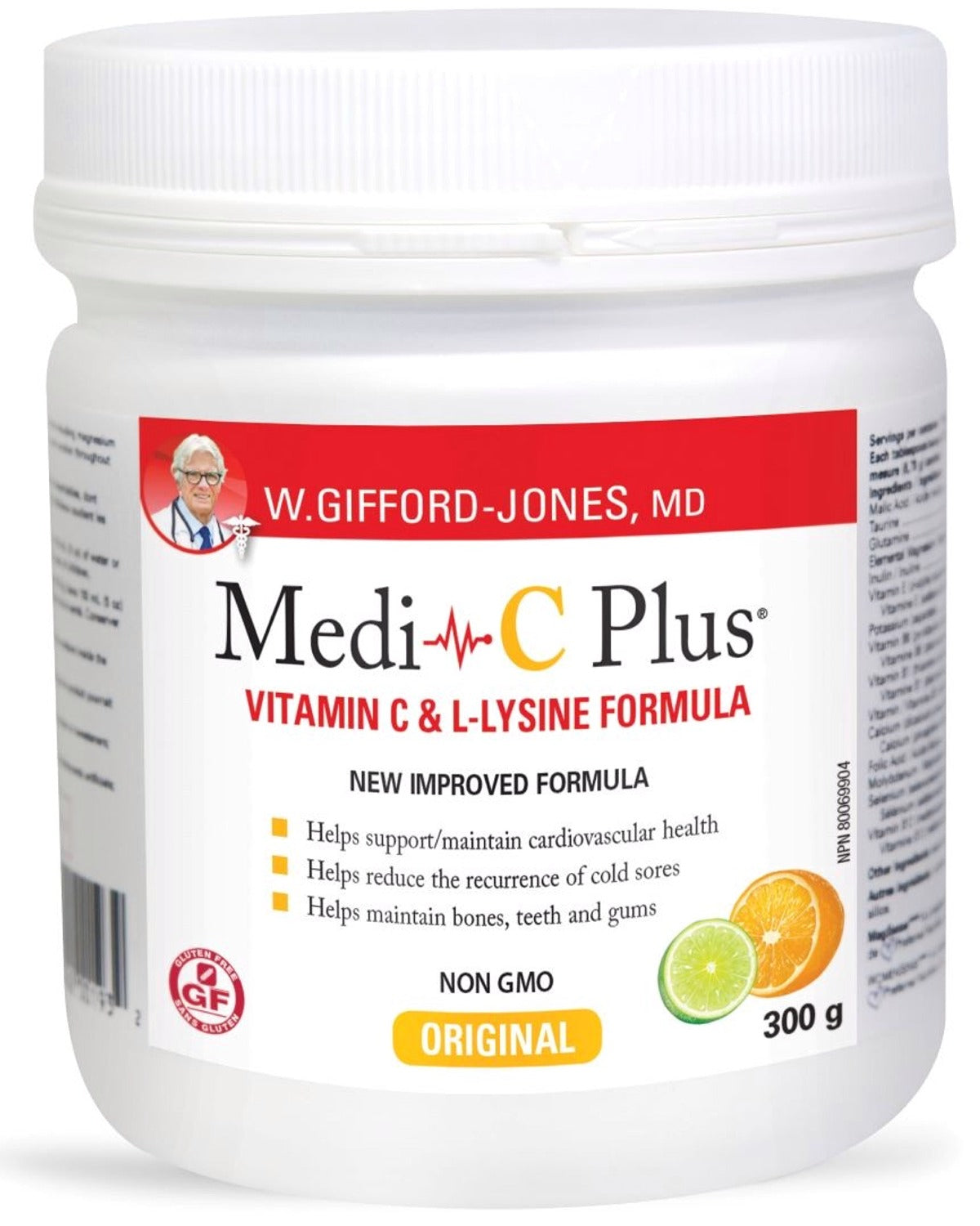 W.GIFFORD-JONES Medi C Plus w/ Calcium (Citrus - 300 g)