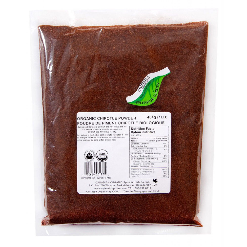 SPLENDOR GARDEN Organic Chipolte Powder (454 gr)