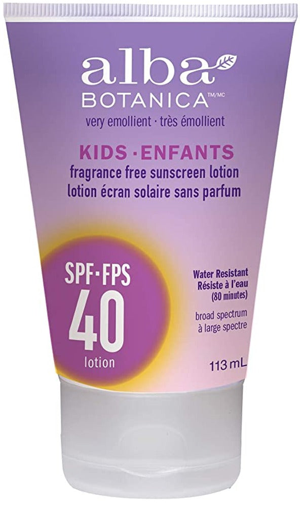 ALBA BOTANICA Very Emolli Kids Sunscreen SPF40 (113 ml)
