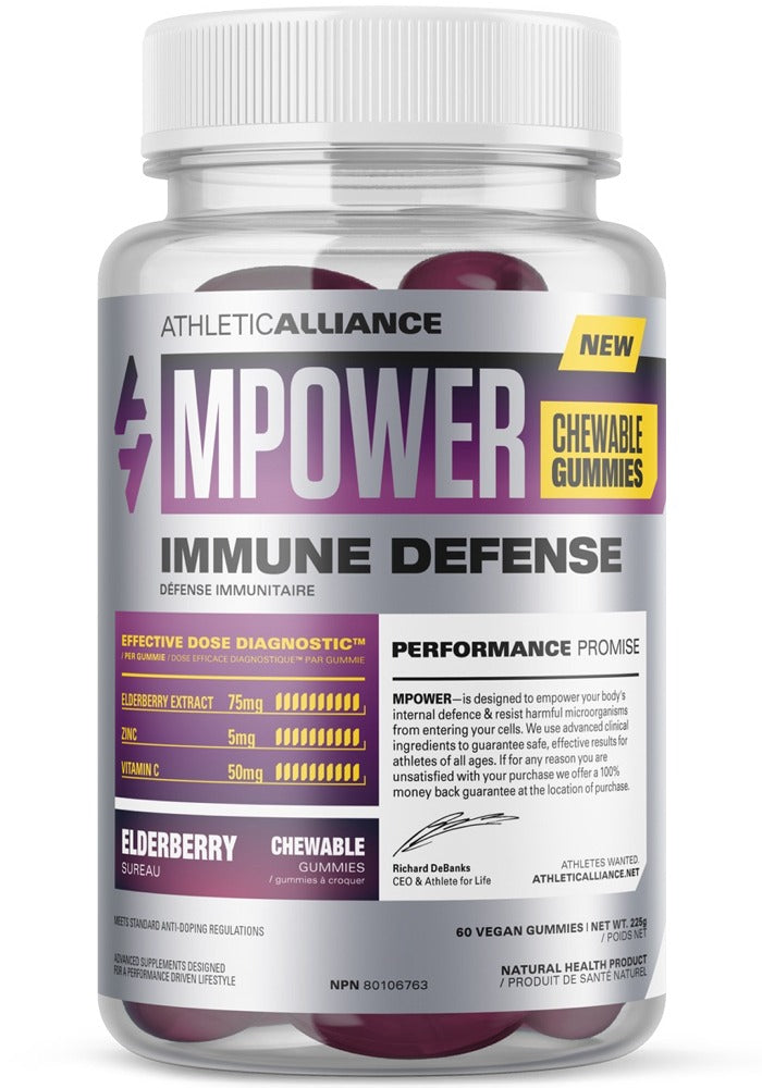 ATHLETIC ALLIANCE Mpower Immune Defence (Elderberry - 60 gummies)