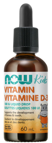 NOW Kids Vitamin D3 (100 IU - 60 ml)