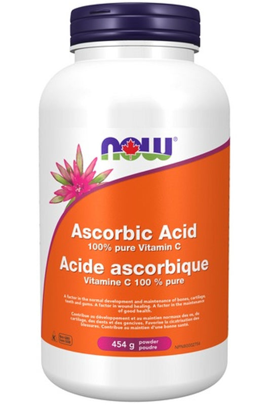NOW Ascorbic Acid Powder (100% Pure - 454 grams)