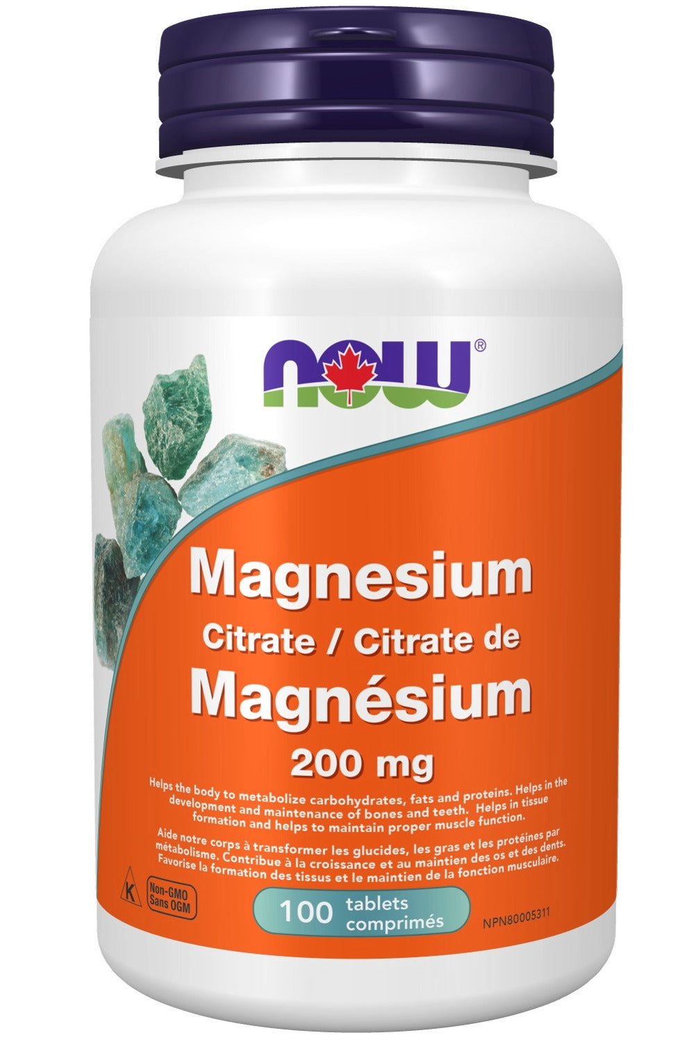 NOW Magnesium Citrate (200 mg 250 tabs)