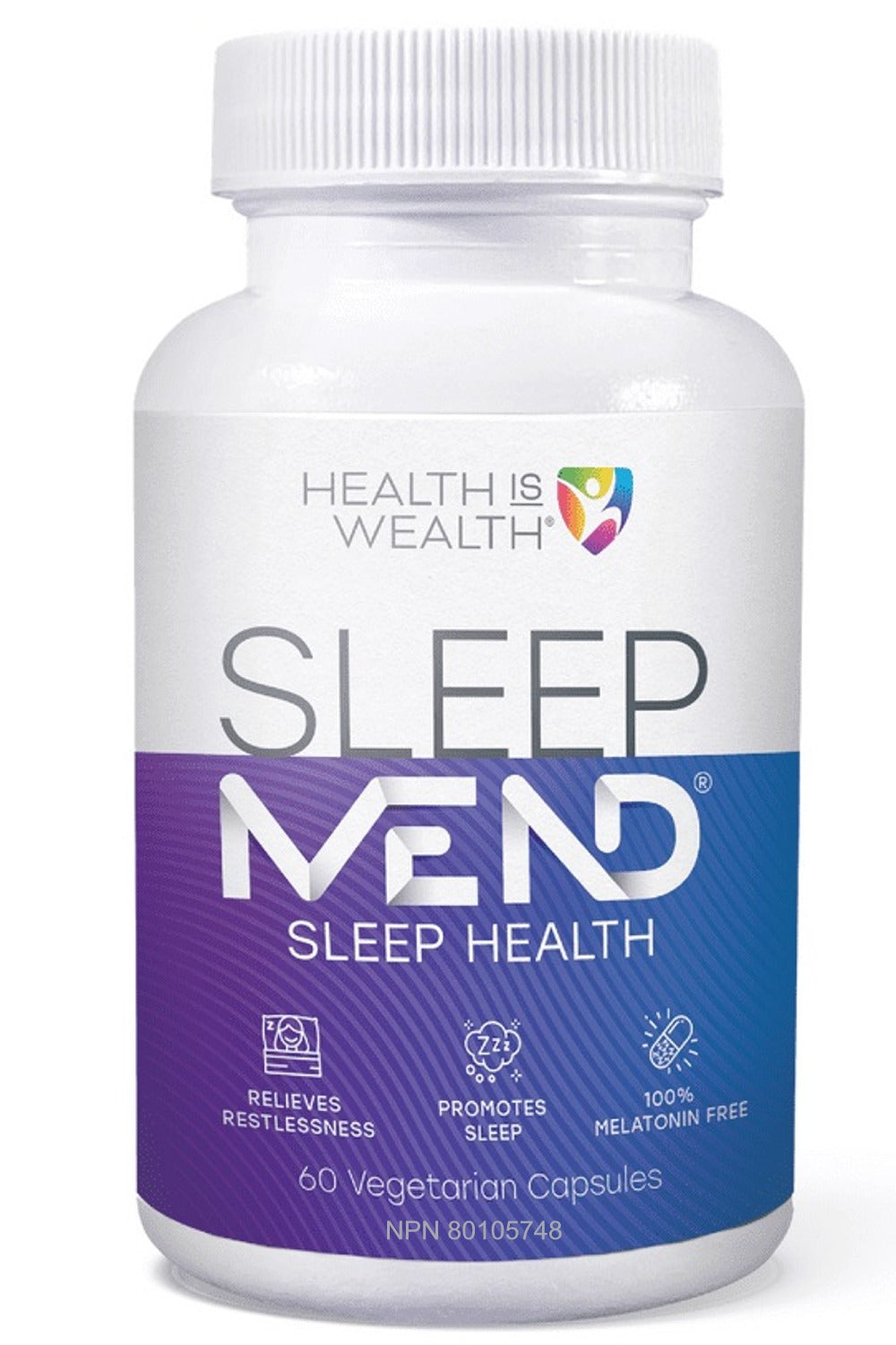 HEALTH IS WEALTH SleepMEND® (60 v caps)