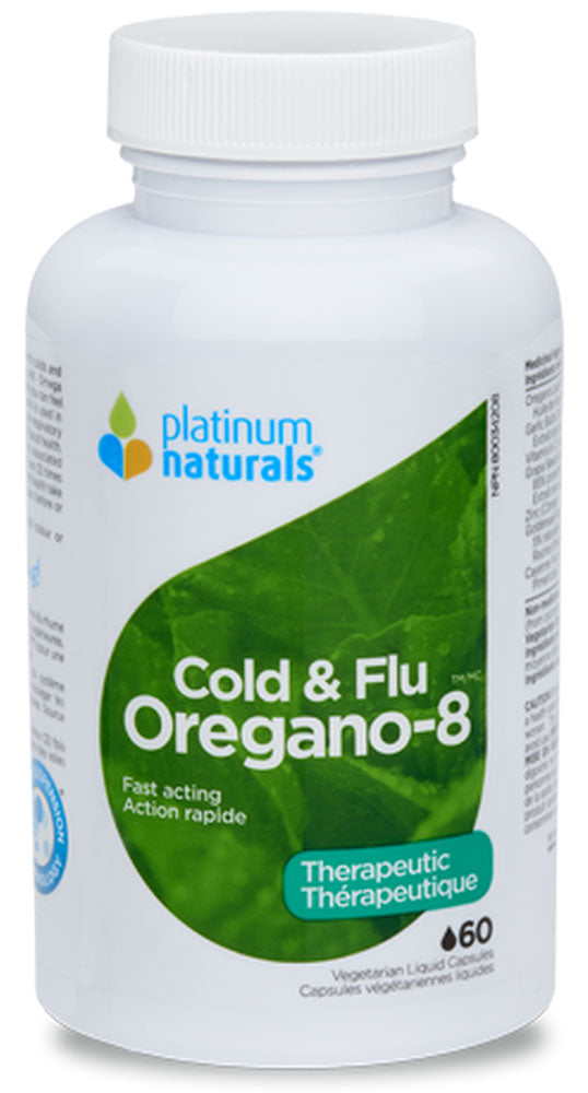 PLATINUM Oregano-8 Cold and Flu (30 veg caps)