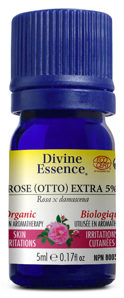 DIVINE ESSENCE Rose (Otto) Extra 5% (Organic - 5 ml)