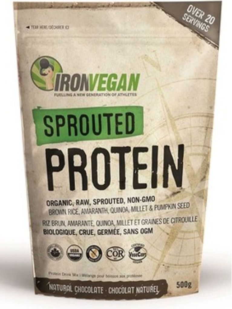 IRON VEGAN Sprouted Protein (Chocolate - 500 gr)