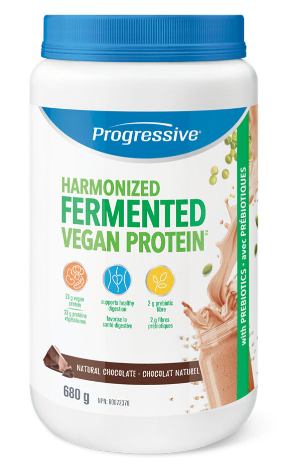 PROGRESSIVE Harmonized Fermented Vegan Protein (Chocolate - 680 gr)