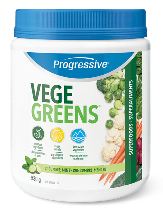 PROGRESSIVE VegeGreens Cucumber Mint (Vegan - 530 gr)