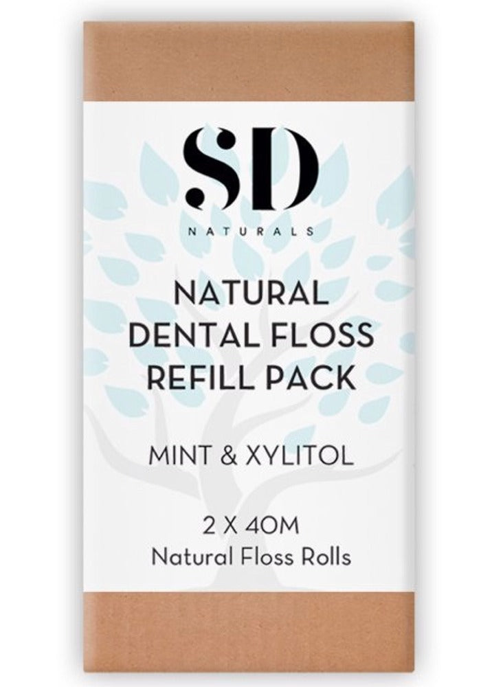 SD NATURALS Natural Dental Floss - Refill 2 Pack