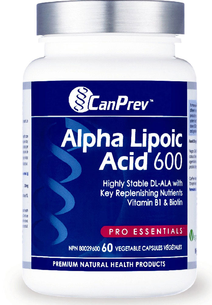 CANPREV Alpha Lipoic Acid 600 mg (60 caps)