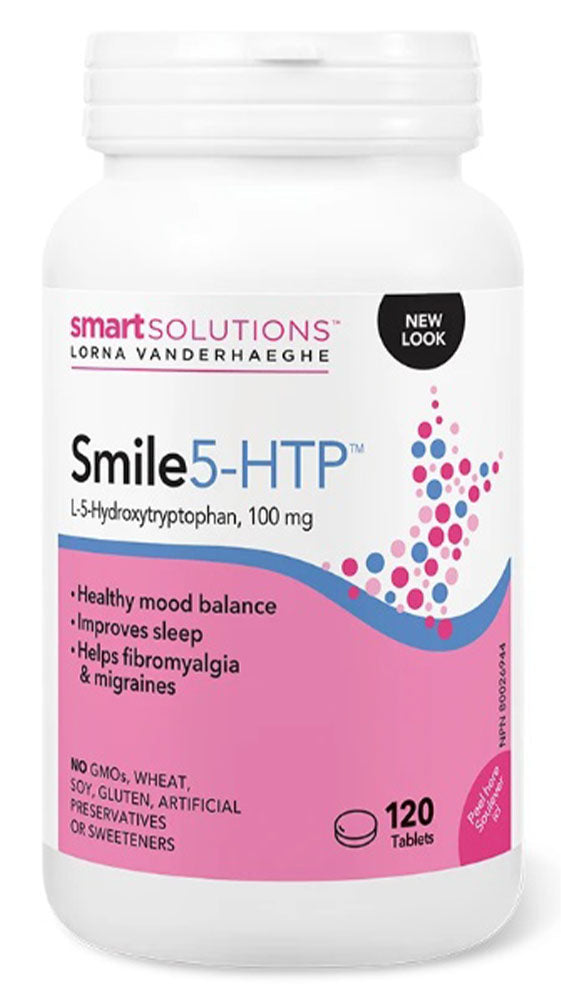 SMART SOLUTIONS Smile 5HTP (100mg - 120 tabs)