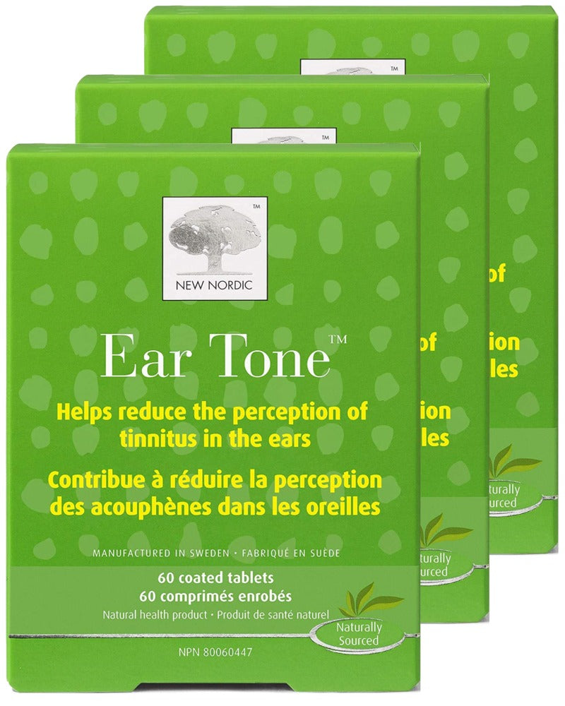 NEW NORDIC Ear Tone (60 tabs) 3-Pack
