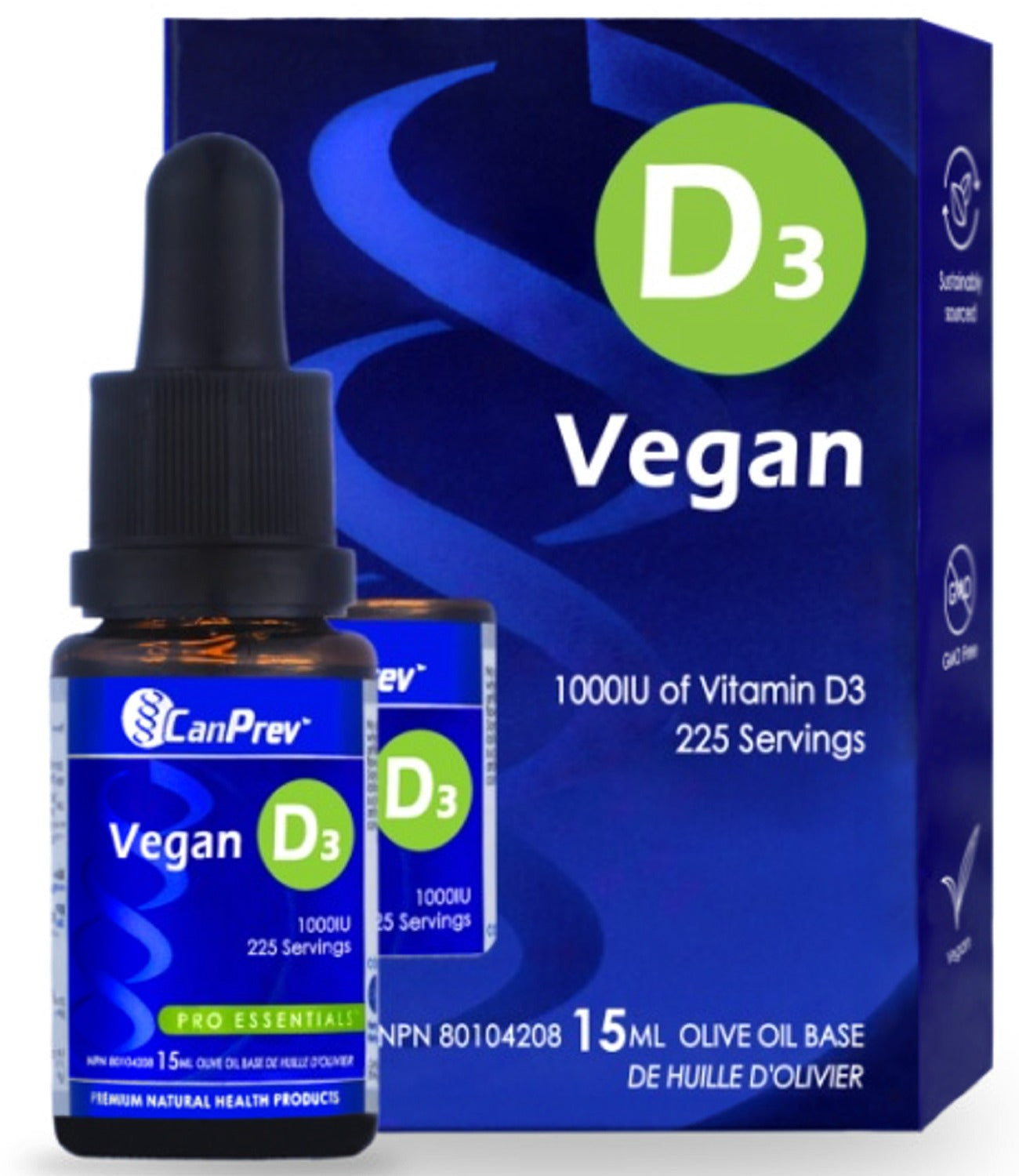 CANPREV D3 Drops 1000 IU Vegan (15 ml)
