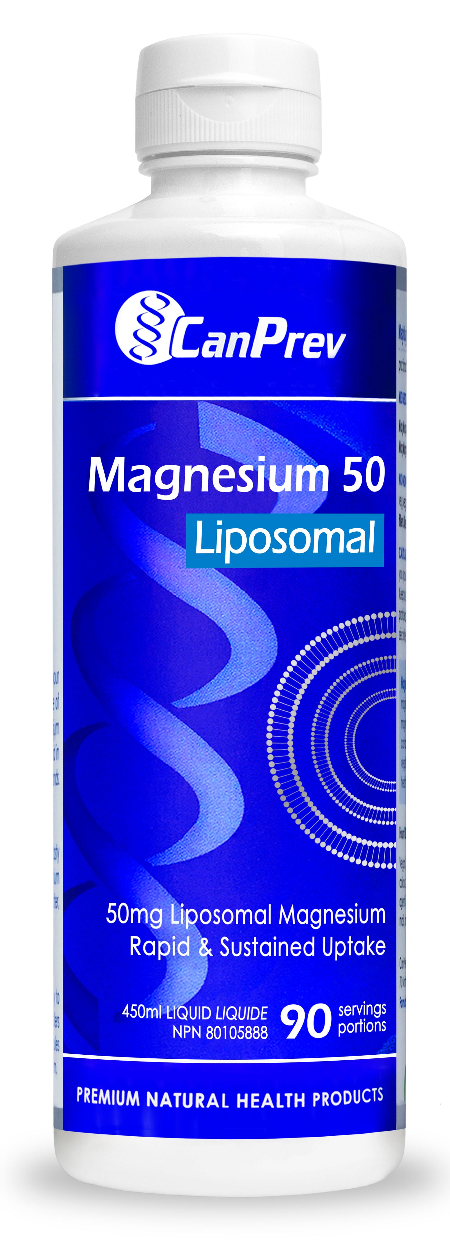 CANPREV Magnesium 50 Liposomal (Salted Caramel - 450 ml)