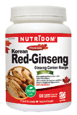 NUTRIDOM Korean Red Ginseng (60 veg caps)